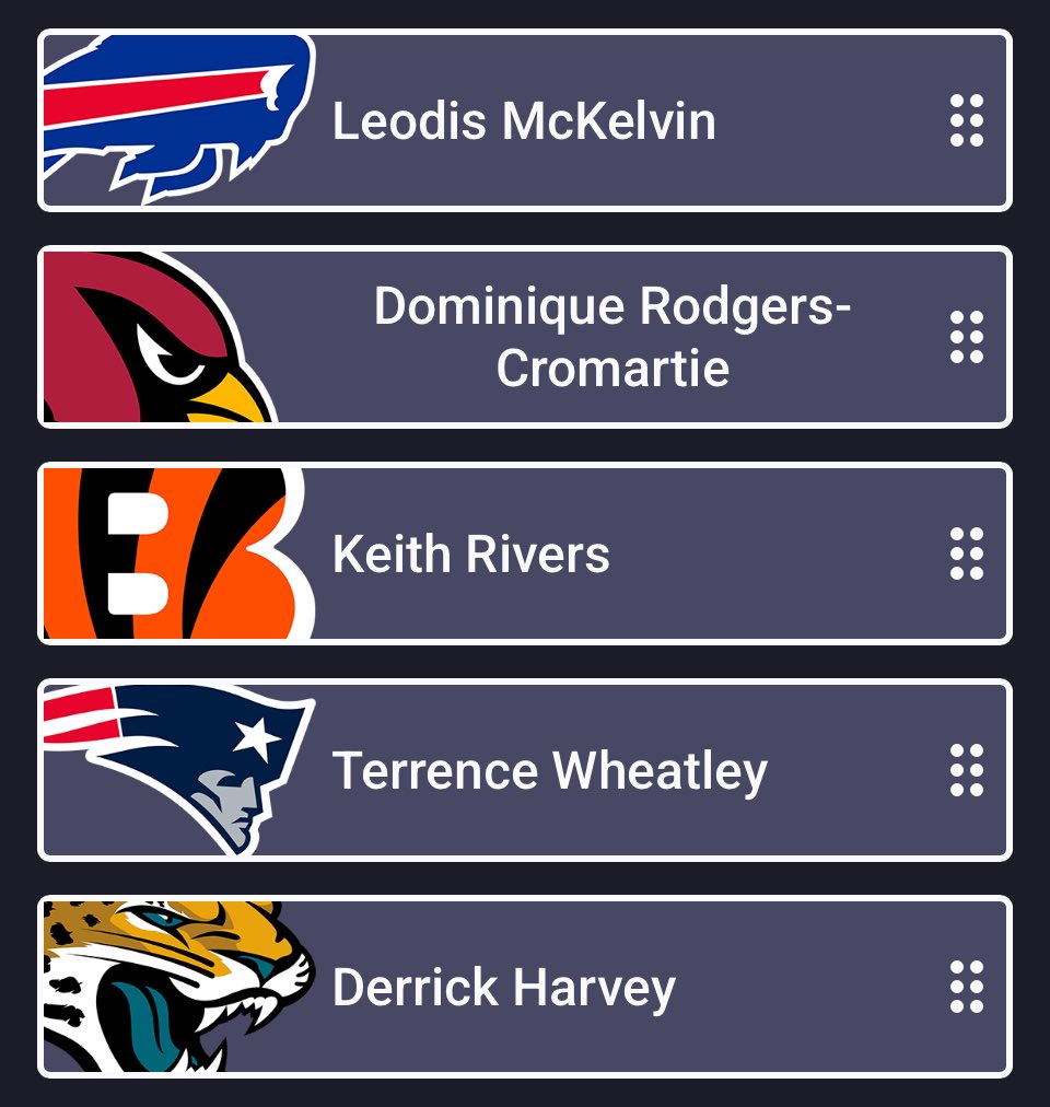 GridironTrivia's tweet photo. NFL Draft Game 301
#nflquiz #nfl #football #nfldraft #mockdraft #nfltrivia
#footballtrivia #trivia #sports #footballquiz #nflteam
π https://t.co/mhj1dPZ7dj
Can you guess the draft order? https://t.co/evT8iWUg6x