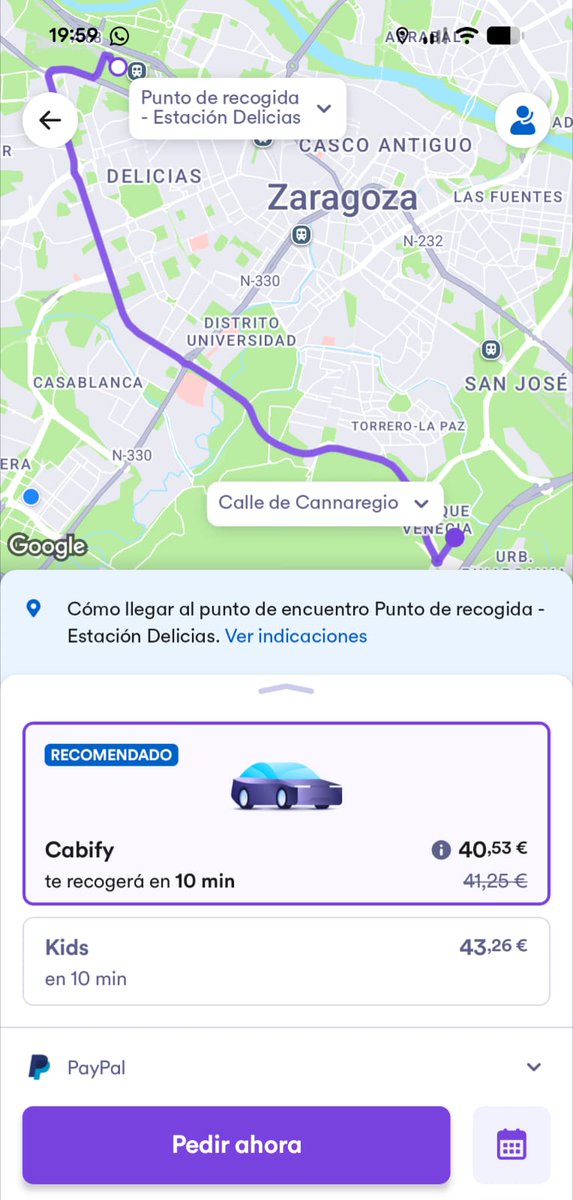 ZaragozaTaxi's tweet photo. Gloriosa la tarde de @Uber_ES @cabify_espana y @boltapp en #Zaragoza, aprovechándose de las lluvias torrenciales mientras el #Taxi seguía cobrando la tarifa oficial y supliendo las carencias de movilidad con tranvías y buses recogidos en cocheras. Gracias por todo. 

#MejorEnTaxi https://t.co/lSjZPMYoj6