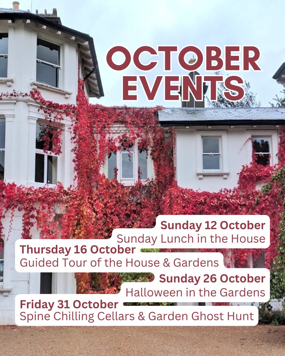 StephensHouse&Garden (@stephenshouse) on Twitter photo A look at our events coming up this October.... More info and booking here stephenshouseandgardens.com/events A look at our events coming up this October.... More info and booking here stephenshouseandgardens.com/events
