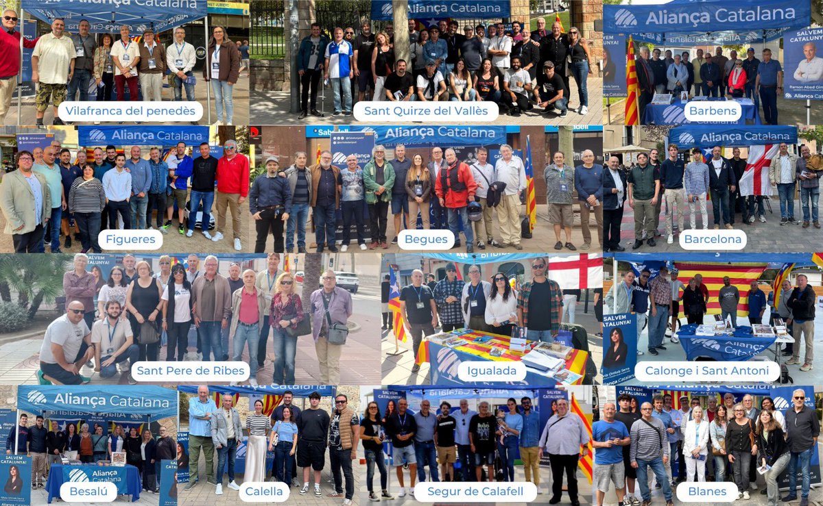 Moltes gràcies a tothom qui s’ha acostat a una de les nostres parades informatives. 

💙#SalvemCatalunya