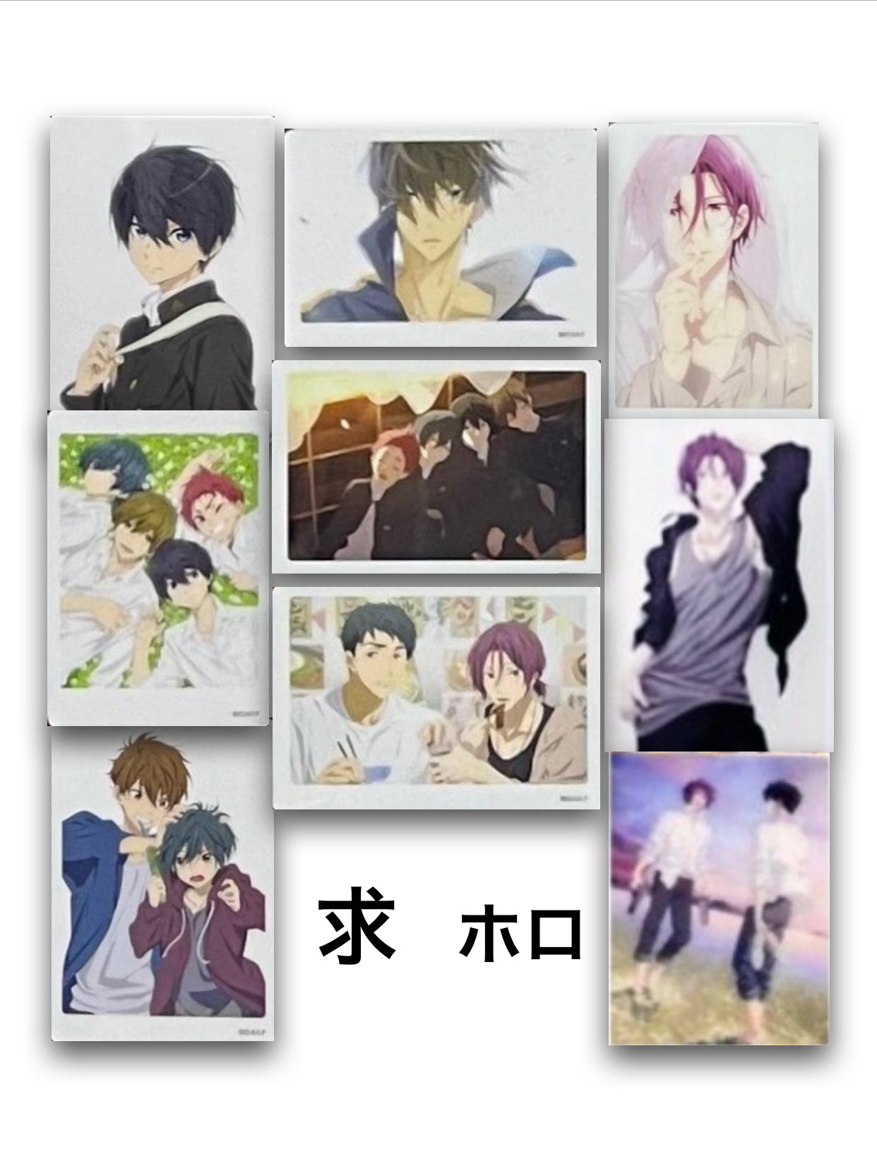 Free! ミニフォトカード 第2弾★ホロ 50枚 セット★ ぬいの散歩道 on X: