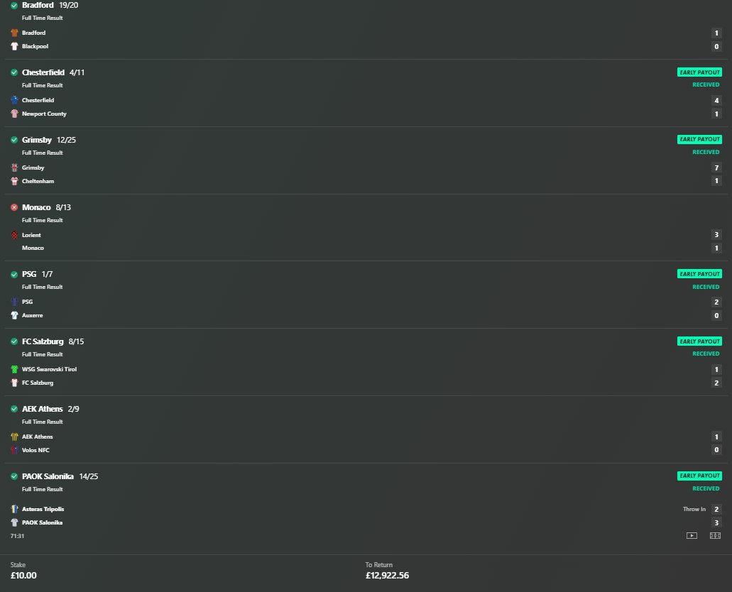 gonna be sick, Monaco first half red card