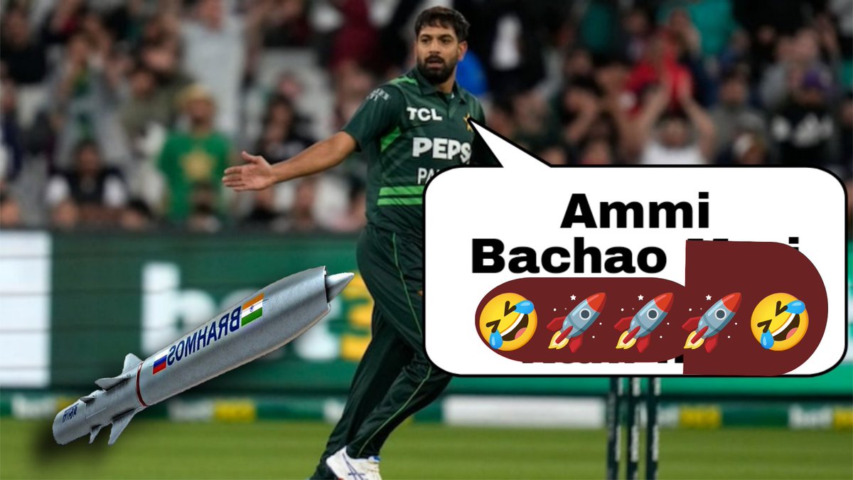 VarunpPrashar's tweet photo. #AsiaCupFinal #INDvsPAK #PakistanCriket #AsiaCupT20  #HarisRauf https://t.co/Ol9F3UKS6j