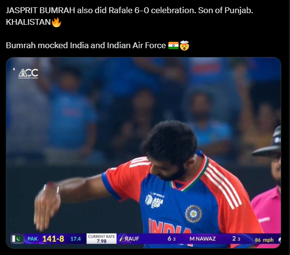 osta007's tweet photo. @RCB_HIvv3 Keep it up Bumrah... #IKMKB https://t.co/lmAtj8whqG