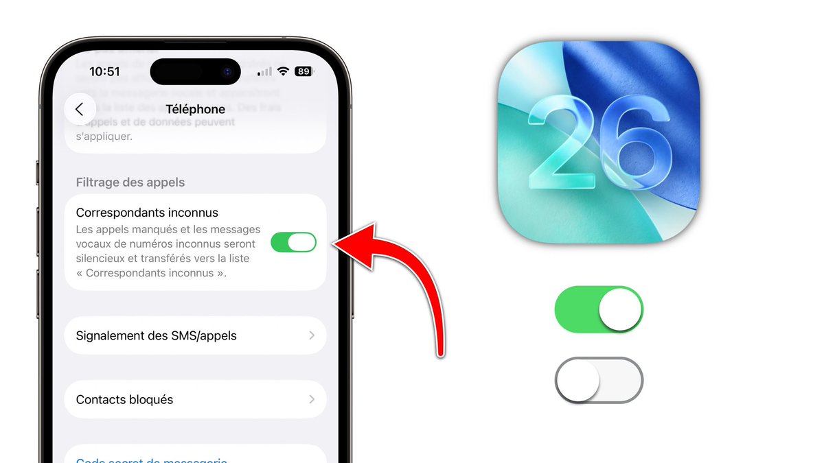 🔥 Nouvelle vidéo 🔥

iOS 26 : 20 Nouveaux Réglages à Changer MAINTENANT ! ⚙️⚠️

▶️ youtu.be/wbNLv6hvSP0