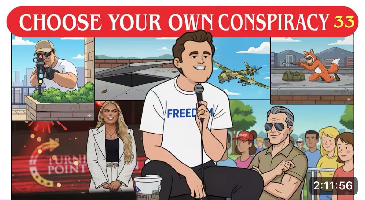Choose your own conspiracy, the possibilities are endless! 

youtube.com/live/iOHMXjRH6…

A new classic by <a href="/CBO_X/">chalkbodyoutline</a>