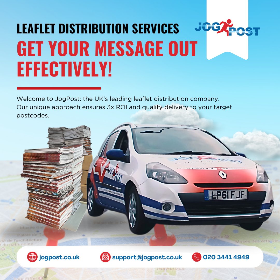 JogPostUK's tweet image. Struggling to reach local customers? Go direct. 📬

JogPost offers targeted leaflet distribution across the UK with a proven 3x ROI. We deliver your message directly to the right doorsteps

Get your free quote: jogpost.co.uk 

#JogPost #LeafletDistribution #MarketingROI
