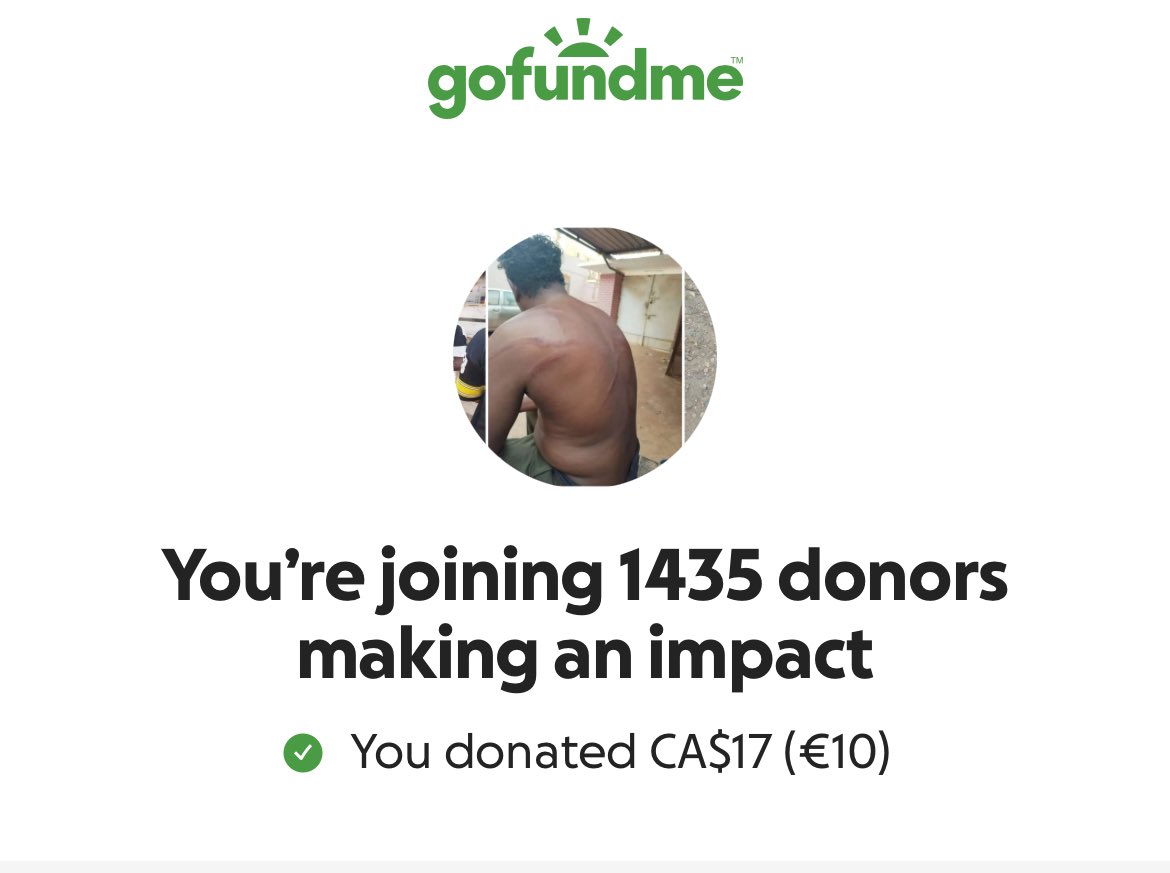 gha*da ๐บ๐ธ๐ฉโฅ (@thisisnotghaida) on Twitter photo Letโs start a donation chain to help <a href="/ThomaSerenaBH/">ThomaSerena</a> campaign! This helps several people in Sudan with aid.
Sudan is experiencing a Stage 5 famine. With millions with no access to food and starving.
Be a lifeline! Support! Donate 17 of your currency!
โฌ๏ธ
gofund.me/7da7a366f Letโs start a donation chain to help <a href="/ThomaSerenaBH/">ThomaSerena</a> campaign! This helps several people in Sudan with aid.
Sudan is experiencing a Stage 5 famine. With millions with no access to food and starving.
Be a lifeline! Support! Donate 17 of your currency!
โฌ๏ธ
gofund.me/7da7a366f
