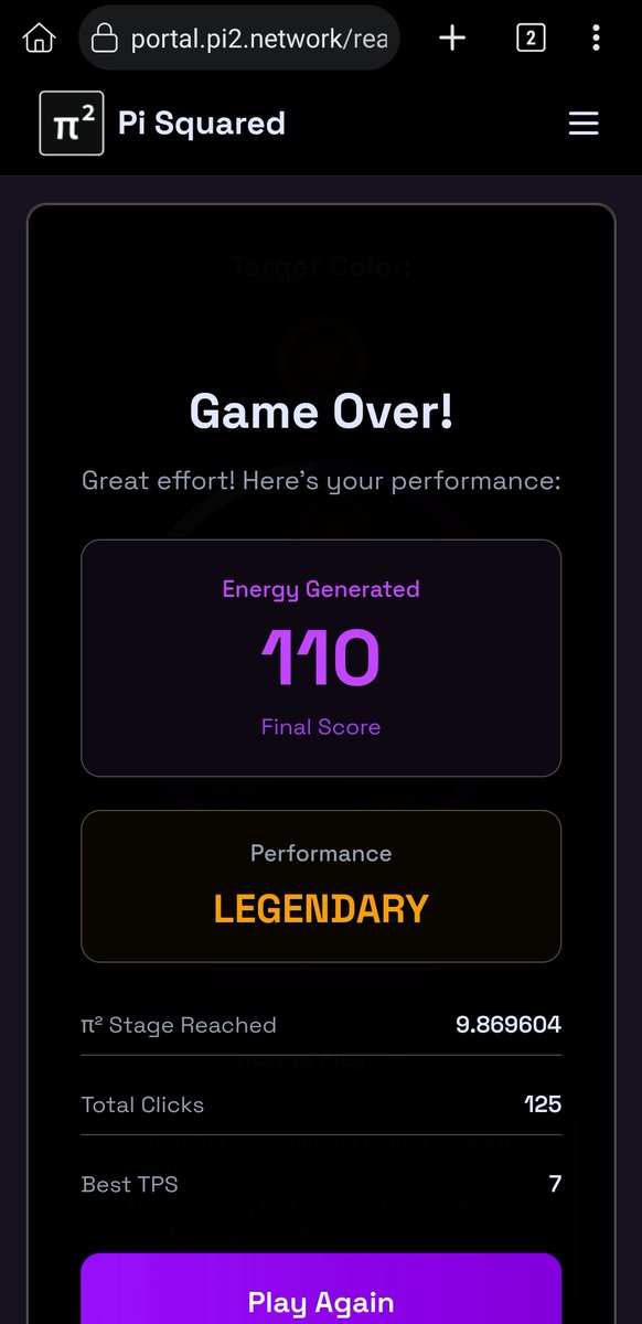 Bigg_boss_taak's tweet image. Mera Reactor Game score @Pi_Squared_Pi2 quest ke liye. Check it out!

#HighScore #Pi2Network #Gaming