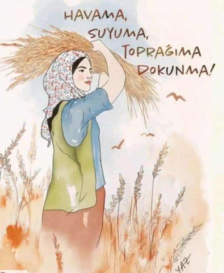 KadriyeHusrevAy's tweet photo. Şirketlere ve şirketleri koruyanlara karşı hep birlikte haykıralım.

#ToprağımızıVermiyoruz https://t.co/OIpWewc4vP