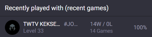 Christian__Bach's tweet photo. If you're gonna take the TOS enforcement seriously @drewlevin then how come I have not seen anything of it yet... these 2 clearly playing their main role on purchased accounts at 100% WR and flaunting their Twitch names like they know they're safe https://t.co/MXHkF6StUN