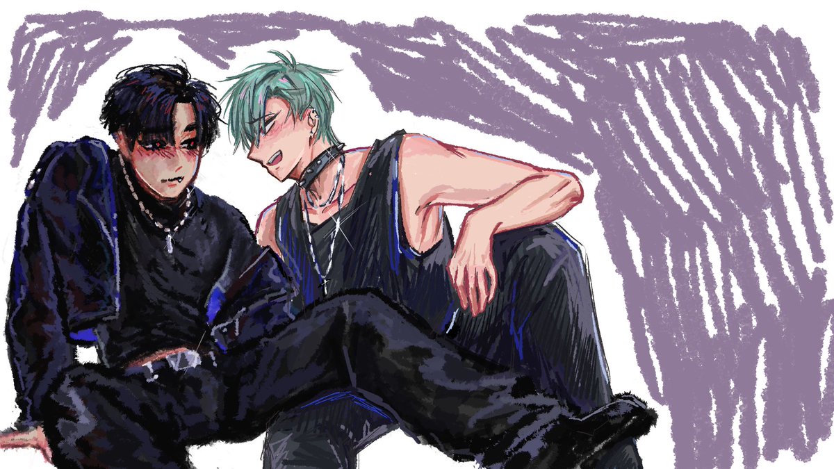 meikyuboo's tweet photo. collab with @gnemying 💙 #alnst https://t.co/Vjl1aqL3K8