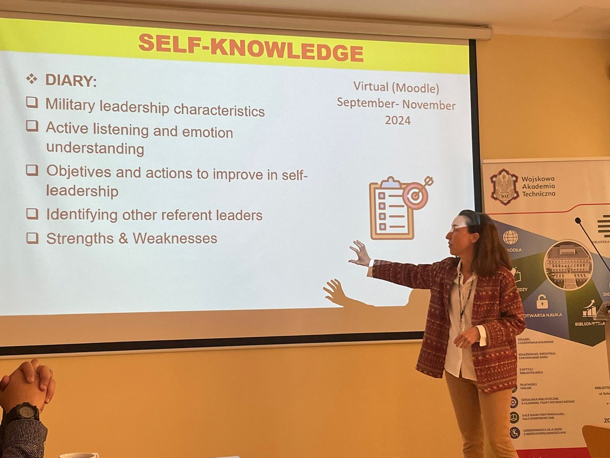 CUDZaragoza's tweet photo. Profesores @CUDZaragoza han participado esta semana en el evento #Emilyo #ErasmusMilitar "Tactical Teaching: Knowledge Sharing Workshops 2025" organizado por la Military University of Technology @WAT_edu de #Varsovia impartiendo talleres y conferencias @EUErasmusPlus https://t.co/hR10YUWbFR