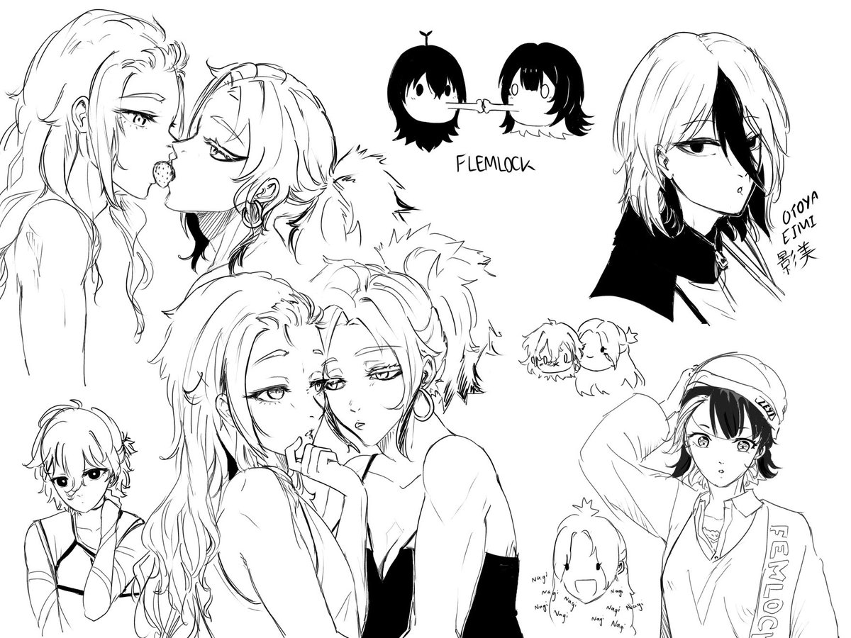 pineappl_cult's tweet photo. I drew femlock Otoya! (Ignore lesbians) #femlock #bluelock #otoyaeita #ブルーロック https://t.co/UxP6VJPmna