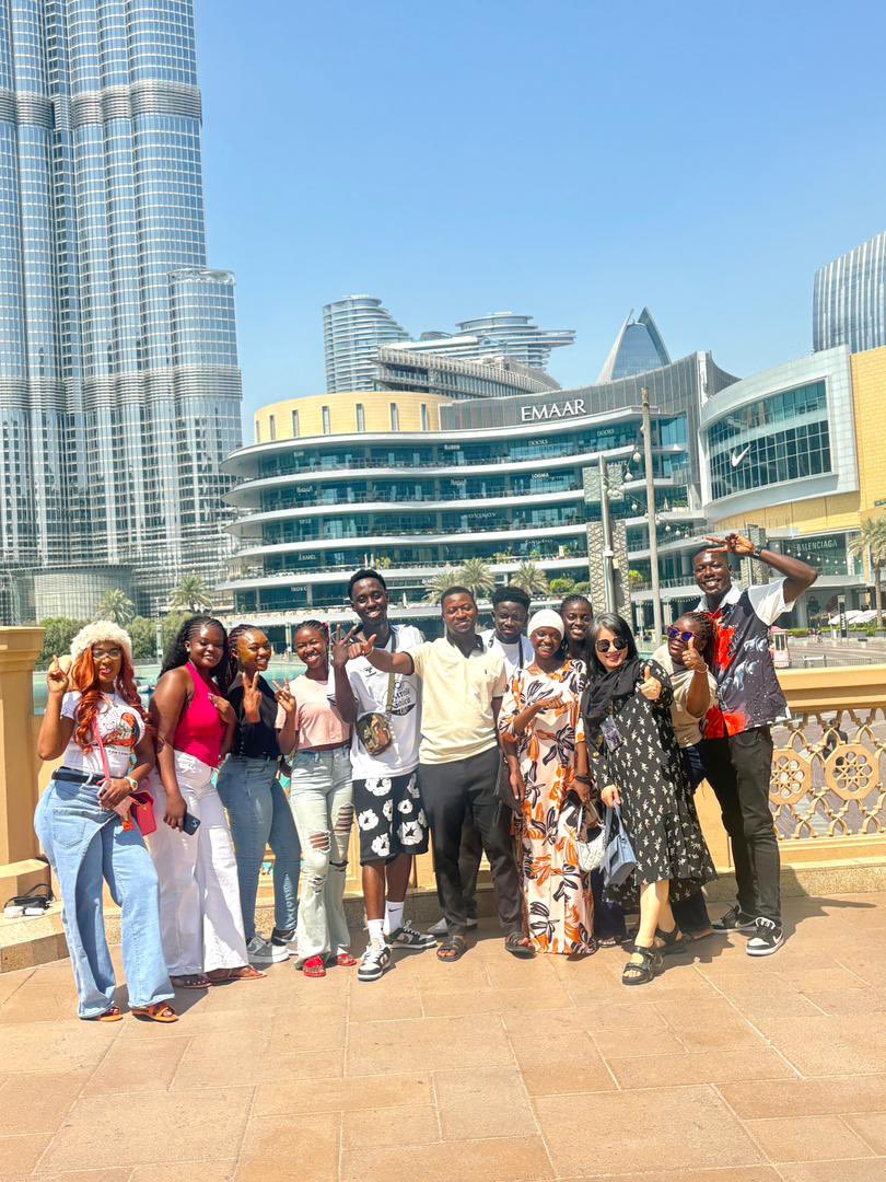 NAMSA_KNUST's tweet image. 📸✨ From KNUST to Dubai! 🇬🇭✈️🇦🇪
Our NaMSA fam enjoying an unforgettable experience in Dubai — exploring new cultures, bonding as a team, and flying the NaMSA flag high 💚🤍.
The memories, the vibes, the lessons… priceless! 🌍💫
#NaMSAInDubai #GlobalVibes #StudentExperience