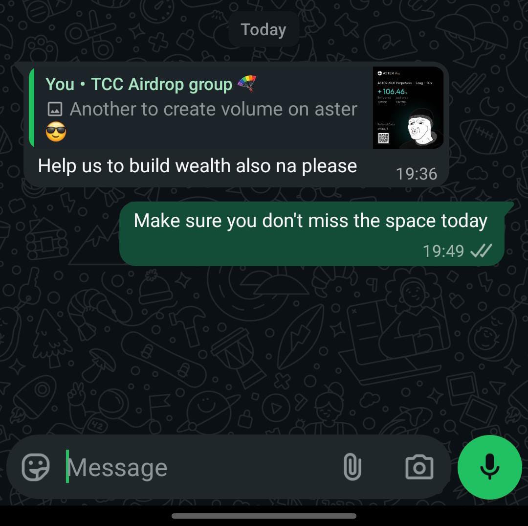 TccDao's tweet photo. DONT Miss today's space. We would talk and teach ourselves about low-risk Futures trading, + MONEY making update

Getting signals 🚥 has never been  easier — I will explain it in the space today

START — 9:00 PM https://t.co/vZHnR6ZBUJ