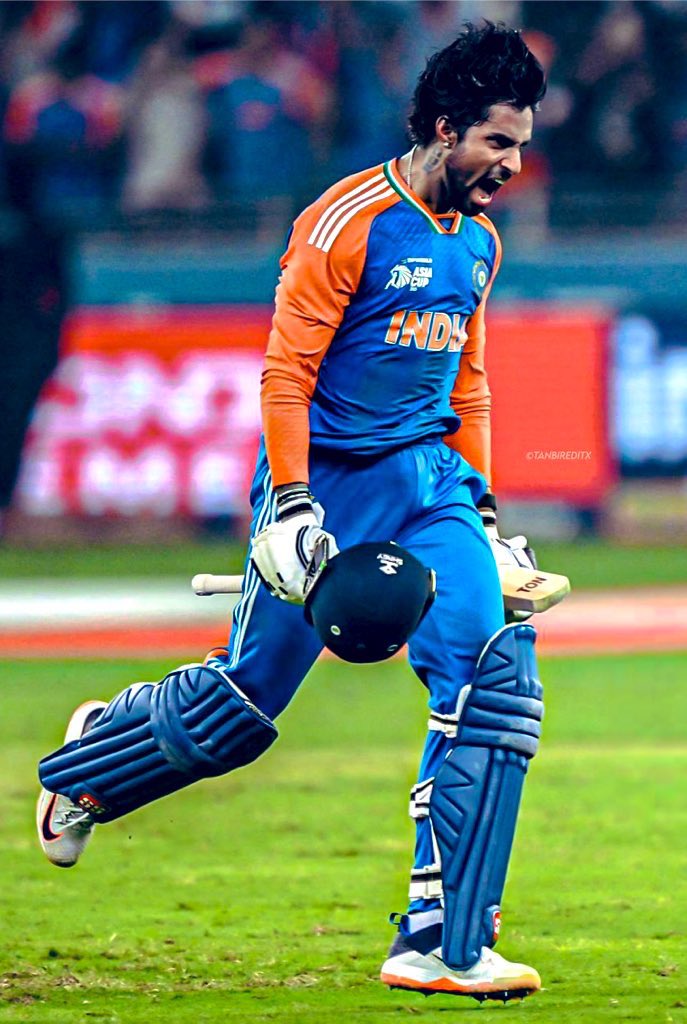 DeependerSHooda's tweet photo. Congratulations Tilak Varma!

One of the best knocks ever under pressure. India is proud of you!

#INDvsPAK 
#tilakvarma https://t.co/gOpqwss9Ud