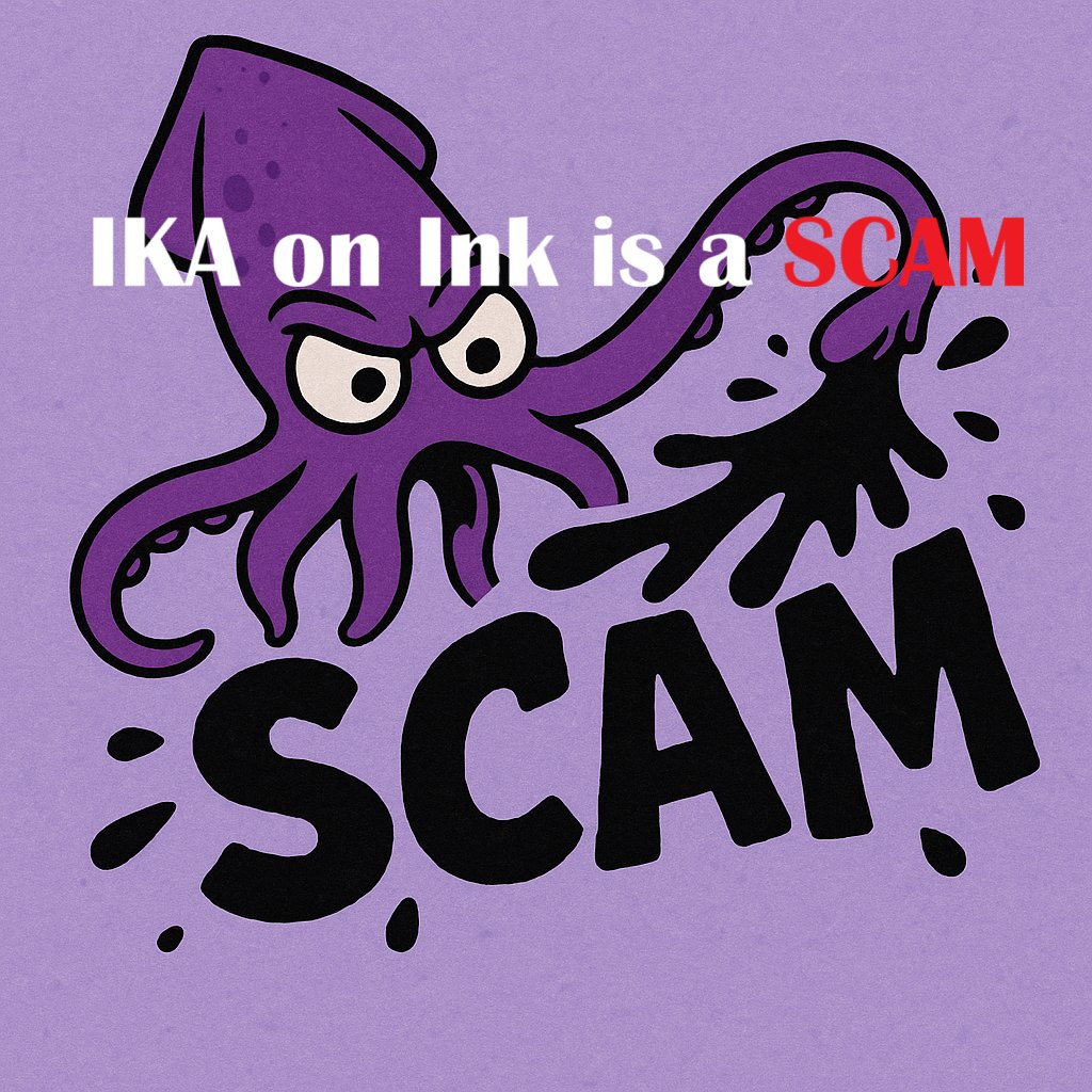 CryptoAlerting's tweet image. 0x9fa192f485c2edbff420e068854b4d476d454fc7

Ruse called Kaijin Ika (IKA)

CAUTION