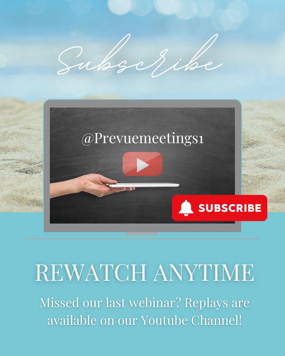 You can rewatch all the insights, expert tips, and event planning inspiration you missed. 🎥 Head to our YouTube channel and elevate your events to the next level. 🙌

🔔 Subscribe now to Prevue Meetings 👉 Watch now: youtube.com/@Prevuemeeting…