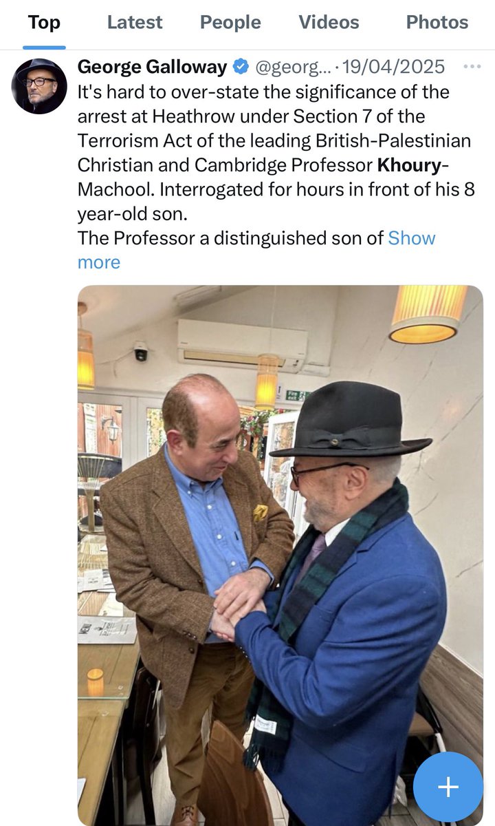 أ. د. مَكرم خُوري-مَخّول Dr Makram Khoury-Machool (@profmkm) on Twitter photo Yes you may say that she doesn’t decide and that she is a rubber stamp but the most mesmerising irony is that a #Muslim #Pakistan woman (who was also tutored by <a href="/georgegalloway/">George Galloway</a> ) and is currently the <a href="/UKHomeSecretary/">Home Secretary</a> <a href="/ukhomeoffice/">Home Office</a> <a href="/ShabanaMahmood/">Shabana Mahmood MP</a> who apparently had to approve the Yes you may say that she doesn’t decide and that she is a rubber stamp but the most mesmerising irony is that a #Muslim #Pakistan woman (who was also tutored by <a href="/georgegalloway/">George Galloway</a> ) and is currently the <a href="/UKHomeSecretary/">Home Secretary</a> <a href="/ukhomeoffice/">Home Office</a> <a href="/ShabanaMahmood/">Shabana Mahmood MP</a> who apparently had to approve the
