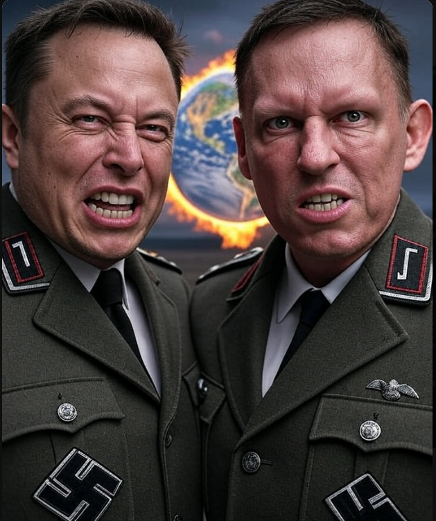 SRAntiFascism's tweet photo. @SR_AntiFascism @cideral4 @lingerence @Antifaxismoa @DTAnalytics @DLamontJenkins @JaworznoAntifa @DownTheBastards @TorchAntifa @channel__3 @anpilondon @ReichlinMelnick @AmieVarley @EarthAgora @VassilisTsarnas @EnviroEdgeNews @CapoOrsoInPiedi @DennisGoris @birgitomo @_Louniki @ultras_antifaa @OccupyLondon @mossrobeson__ @HavryshkoMarta @MarkAmesExiled @MayorWu @GovPritzker @MayorBowser @MayorBMScott @MayorofSeattle @GovWesMoore @BrennanCenter @IREHR @PhillyMayor @I_amMukhtar @gilduran76 @MrBrendanCox @ecre @NHS @NHSuk @StefSimanowitz @CREWcrew @DrAdrianWong @LincolnSquareHQ @BladeoftheS @chris_chemist11 @JBBMabena @DavidPepper @EuropeanPowell ๐Earth cannot afford NeoNazi
Palantir Peter Thiel Tesla Elon Musk
#Technocracy, both are deliberately
accelerating #ClimateCrisis,
No f'ing way #ThielMusk #Project2025
can be allowed to continue their Nazi Control&
fueling #ClimateDeath/#PoliticalViolence
https://t.co/lBTXCsHoQy https://t.co/Q7RNz9CQFt