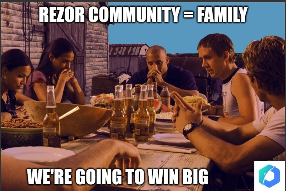 babybambsss's tweet image. Just like Dom says, it’s always about family. At @Rezor_Official, the community isn’t just holders, it’s family building the future of DeFi together. Strong, united, unstoppable. 

#Rezor #RZR #BuildWithRezor