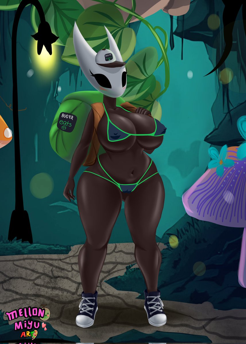 Mey810's tweet photo. Due to lack of money, Hornet had to look for a job xd #hollowknight #Hornet #SilkSong #hollowknightfanart #silksongfanart https://t.co/nSlvY3KGcg