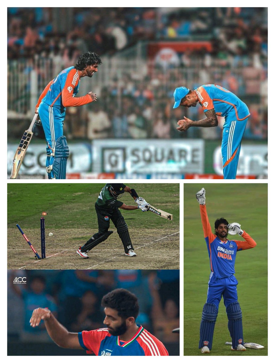 These pictures sum up the night! ...A great performance by our players 😘 #IndianCricket. Loved the incredible composure, which led to a match winning inning by #TilakVerma ! 🫡

#INDvsPAK