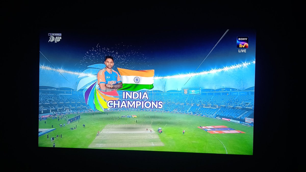 sureshjangir31's tweet photo. Congratulations Team India❤🇮🇳 

#AsiaCupFinal #INDvsPAK #Tilakvarma #Asiacup2025 https://t.co/2cc8RwI9PP