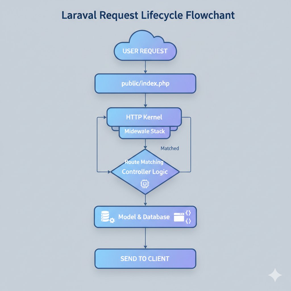 CodeBeter's tweet image. Laravel Project Flowchart &amp;amp; Algorithm A Comprehensive Guide

#codebeter #webdesign #webdevelopment #programming #coding