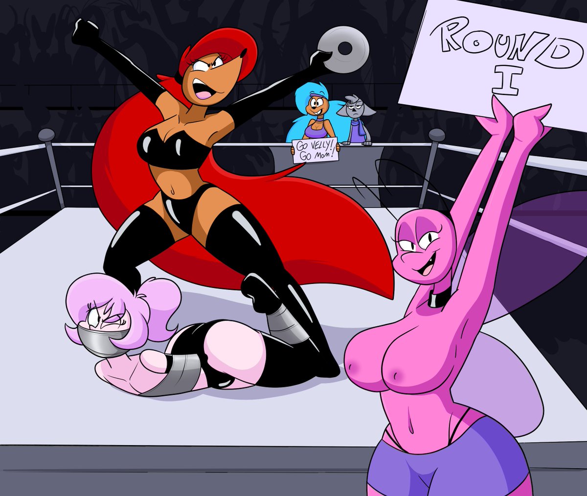 Temp did the sketch, I lined and colored