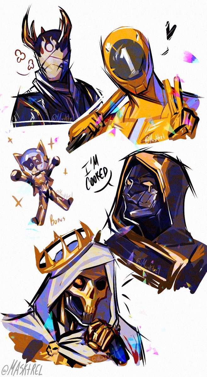My fav skins but gold/yellow edition

#FortniteArt