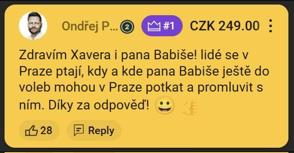 honciq's tweet image. Ondřej Prokop v komentářích u Xavera právě předvádí, že on už hlouběji nemůže. 😂