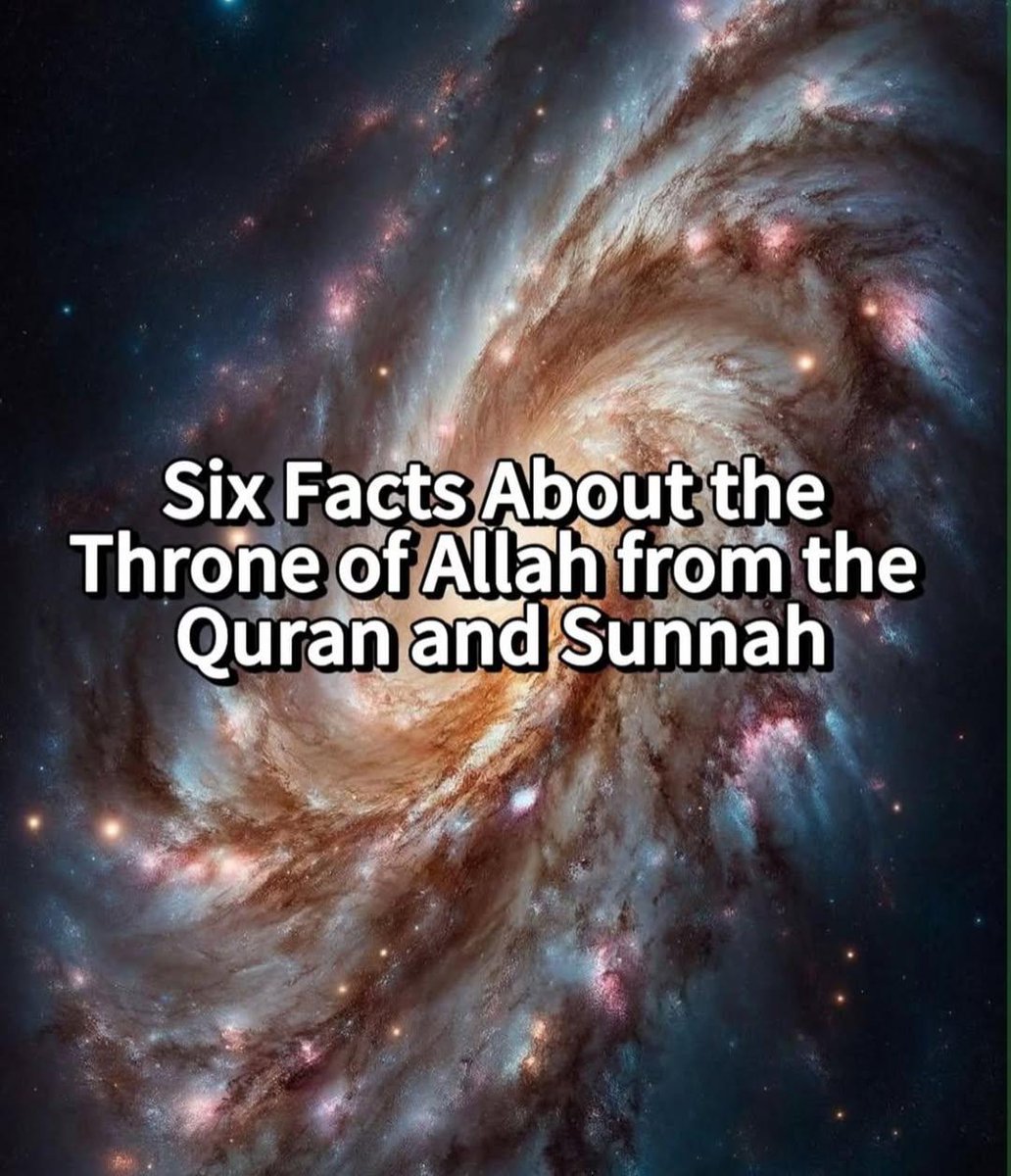 Mahdii365_'s tweet photo. 6️⃣ Facts About the Throne of Allah from the Qur'an and Sunnah.

-Thread- https://t.co/AsdD2m61tB