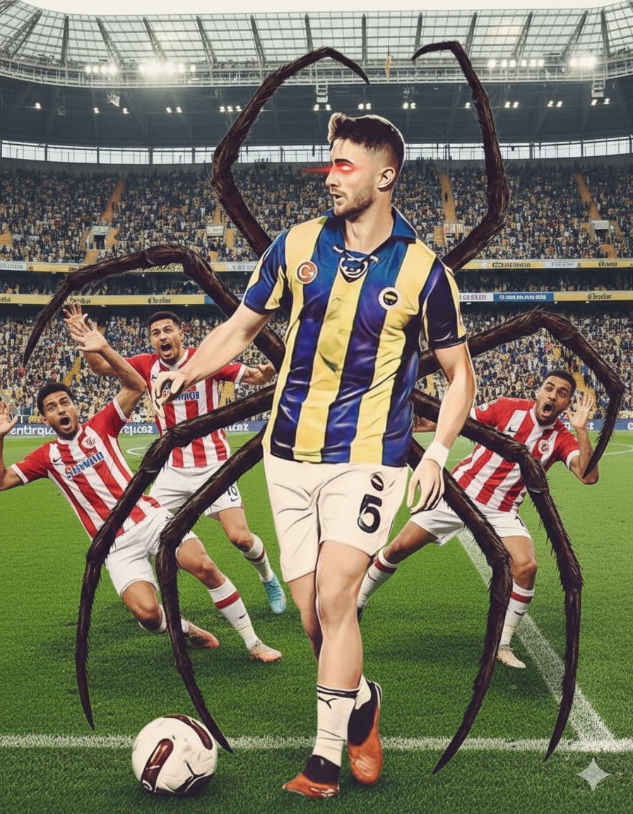 Bugün İsmail Yüksek 
Örümcek 
Tebrikler #Fenerbahçe