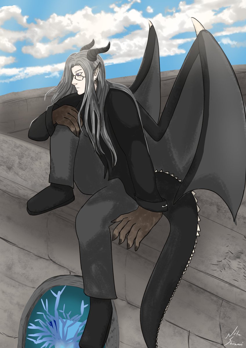 oh shit, it's out :o

i drew a dragon grandpa!

everyone worked hard on this zine, so please check it out!
#VespArt