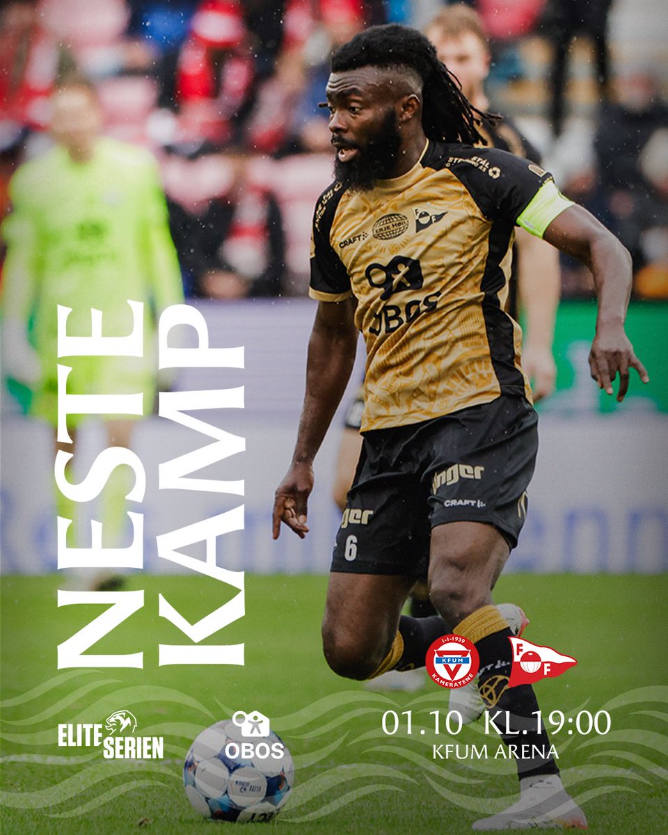 Ny kamp allerede onsdag, når vi skal til Oslo for å møte KFUM. 🗓️