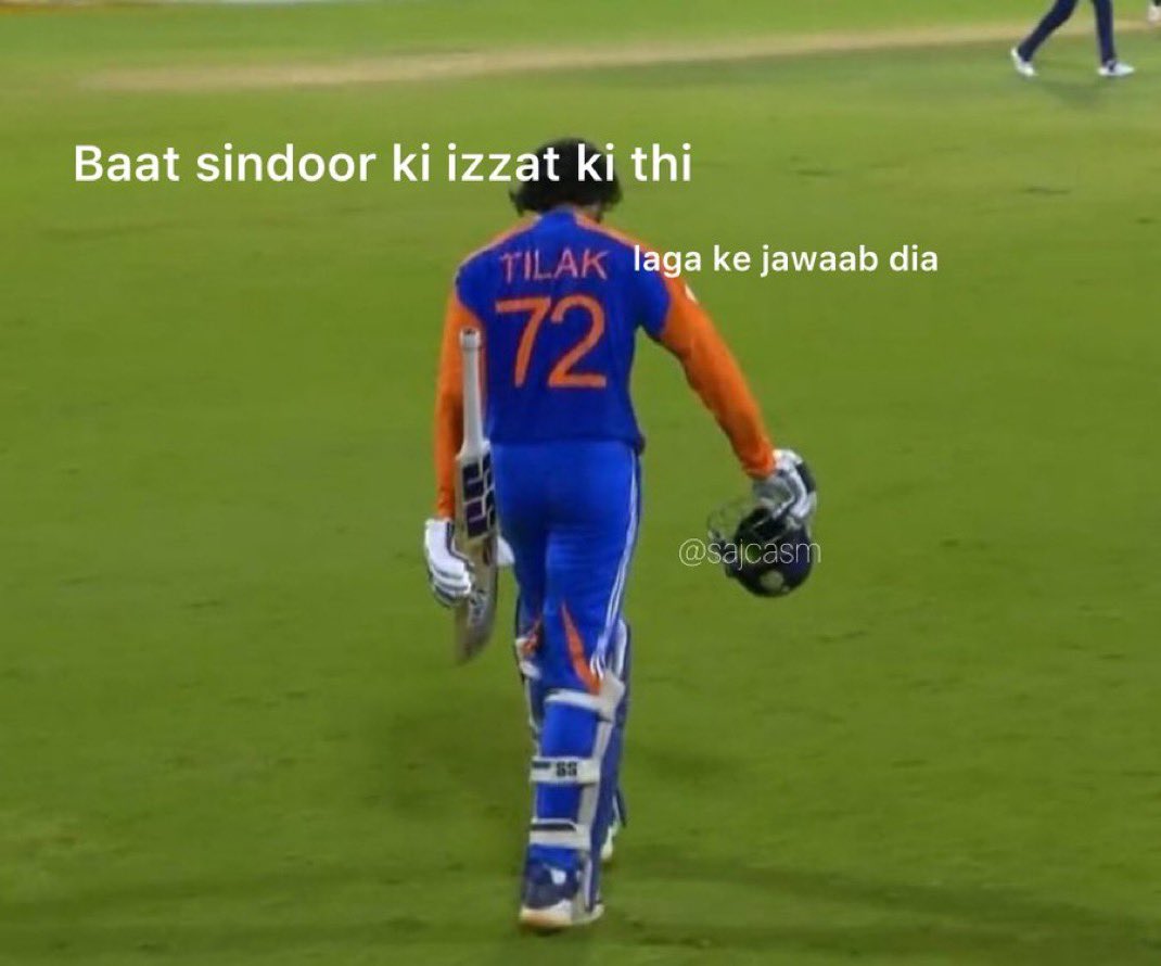 Operation and Tilak sath me...
#INDvsPAK