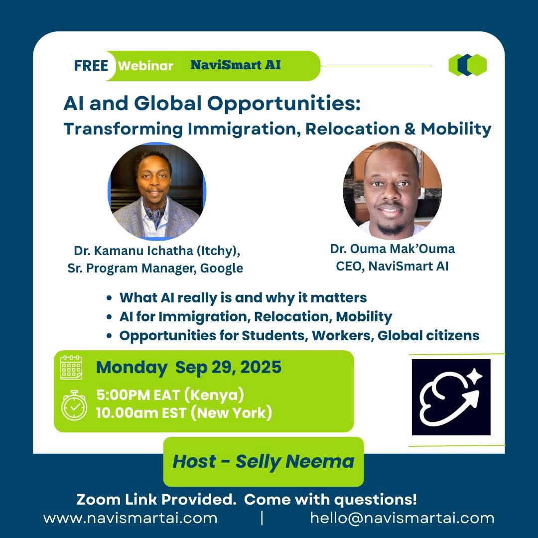sevenettllc's tweet photo. Free AI Webinar

If you or family want to understand the current immigration landscape and how AI can support, then join us for an insightful session on AI and Global Opportunities: Transforming Immigration, Relocation &amp; Mobility.

Zoom link:https://t.co/l882mKEw0d https://t.co/WBvQf8Toqq