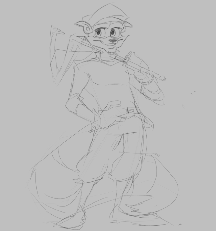 chillnova5's tweet photo. i need some expression tords this art rough piece #slycooper https://t.co/quS8gavRJN
