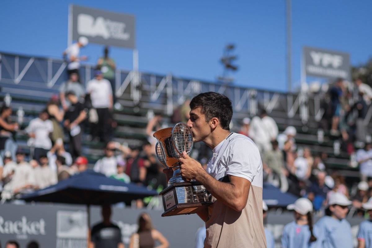 🫦🏆 Un beso para toda la vida...

🇦🇷 El YPF Buenos Aires Challenger, el primer título Challenger de Román Burruchaga en su país
