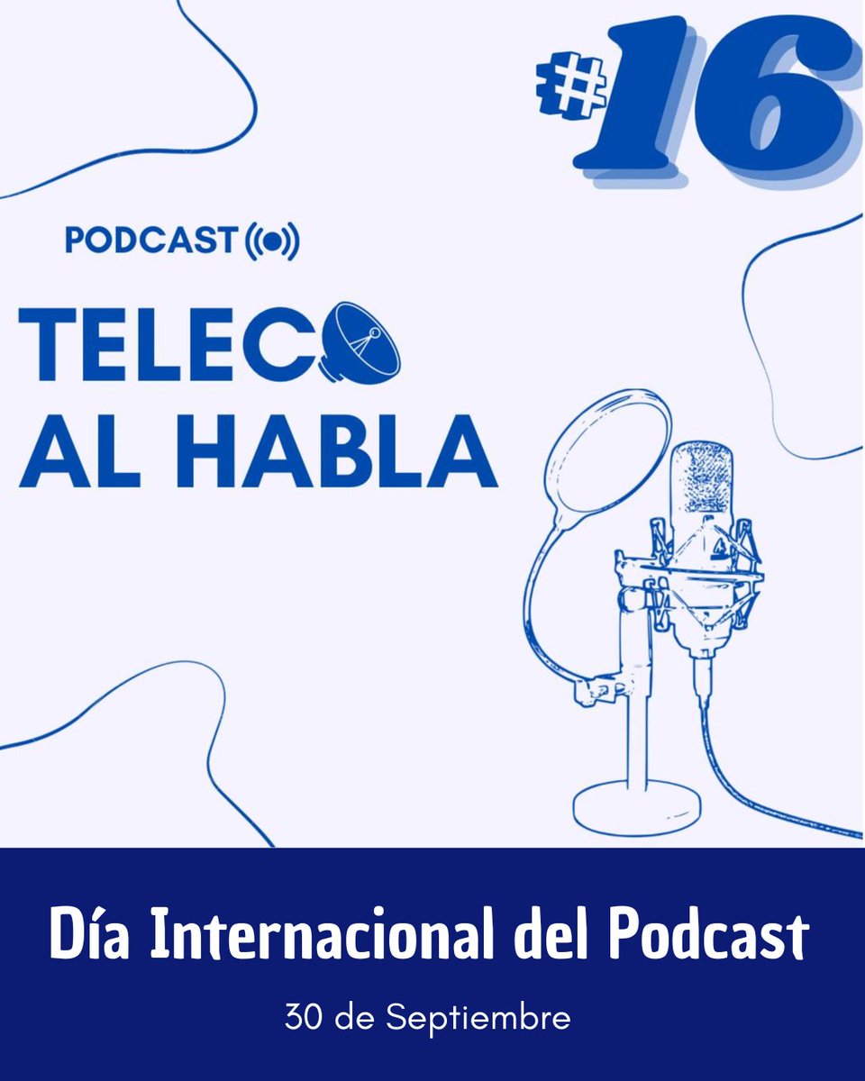 🔮¿Sabías que escuchar podcasts previene la calvicie? Es broma, nuestro anterior TL de podcast era calvo.🔮

👉¿Quieres aprender, estar al día y conocer experiencias? No puedes perderte Teleco al Habla.

👉En el último episodio contamos las novedades y planes para este curso.