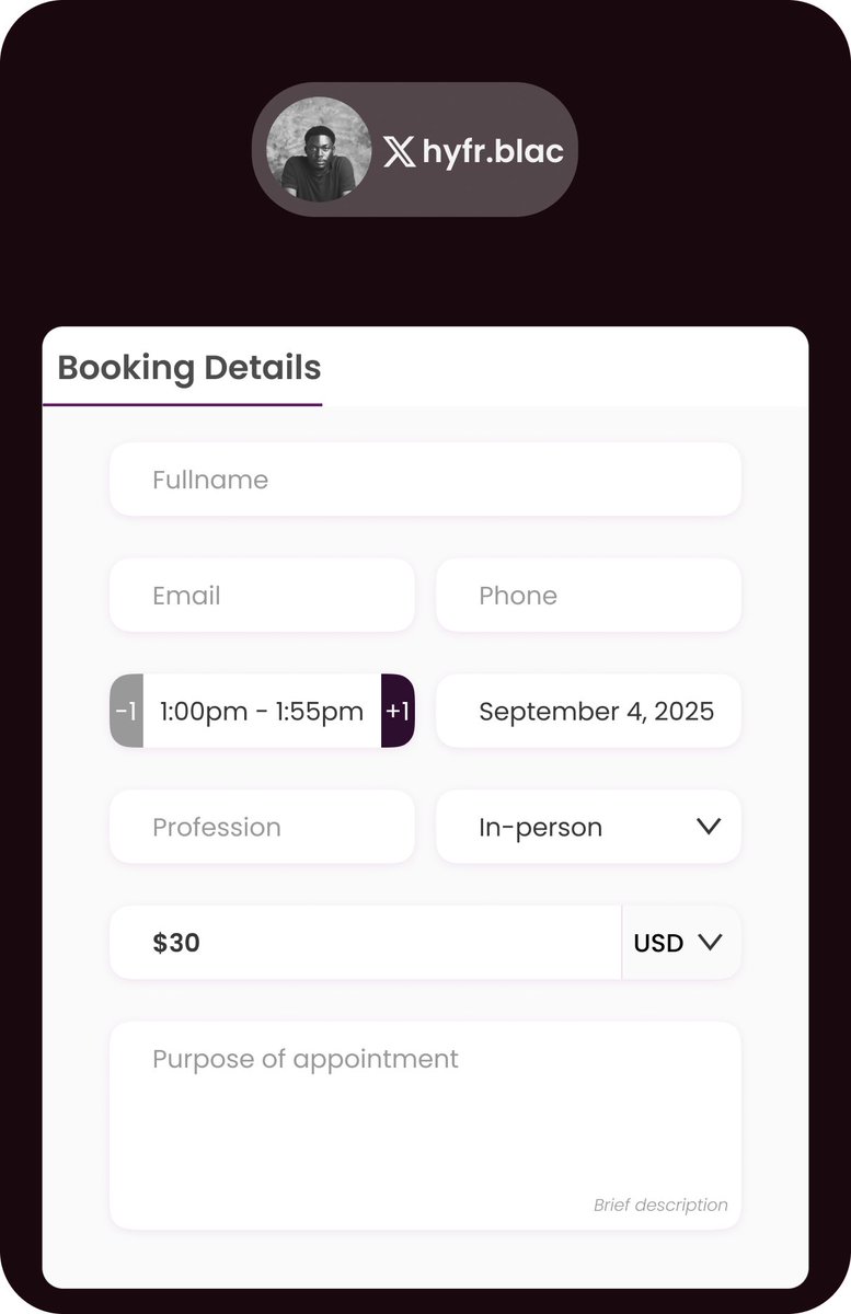 Form field flow.. 

Saved details for UX…