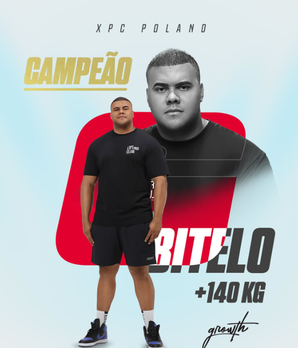 polifut2's tweet photo. Bitelo campeao no XPC Poland, levantando absurdos 385KG. Agora ele se torna atleta profissional!!!! #Bitelo #PoliFut https://t.co/wHjU4zVG1C