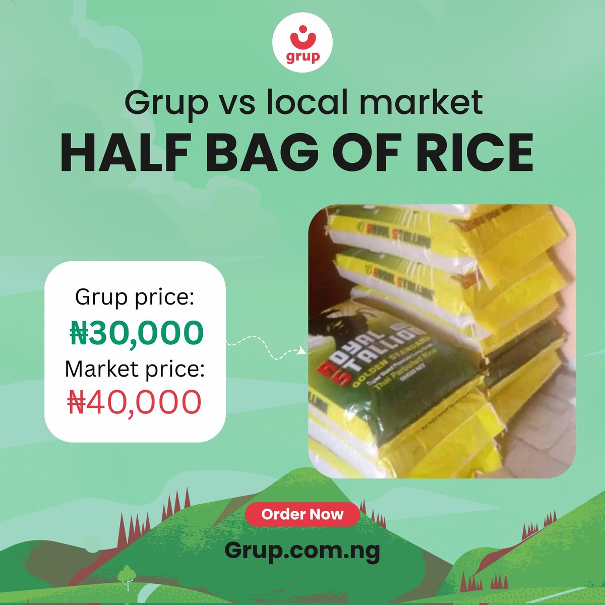 ugonebeani's tweet image. Call me a malam if you want, I just saved 50 Nigerians money. 
Grup . Com. Ng is live. Join us or keep paying market overprice. 🤷🏾‍♂️