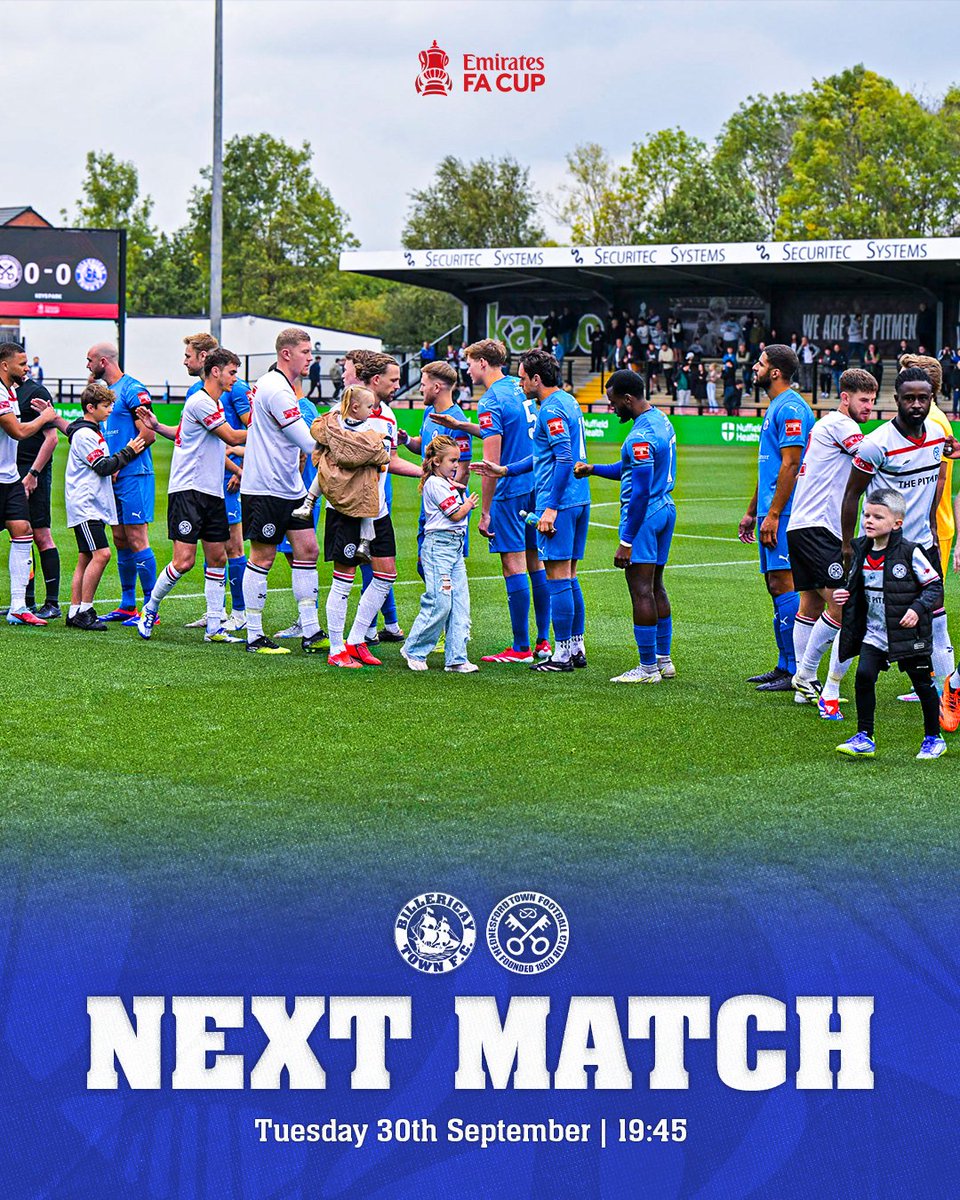 Billericay Town FC (@btfc) on Twitter photo Third QR takeβοΈ
π <a href="/Hednesford_Town/">Hednesford Town FC</a>
ποΈ New Lodge, CM12 9SA
π Emirates FA Cup - 3rd QR
ποΈ Tuesday 30th September
β½ 7:45pm
ποΈ Adult Β£10 | Conc. Β£7 | 12-17s Β£3 | 11 & Under Β£1
βΉοΈSeason tickets are not valid for this fixture
Online ticketsπ
shorturl.at/dvLHQ
#BTFC | Third QR takeβοΈ
π <a href="/Hednesford_Town/">Hednesford Town FC</a>
ποΈ New Lodge, CM12 9SA
π Emirates FA Cup - 3rd QR
ποΈ Tuesday 30th September
β½ 7:45pm
ποΈ Adult Β£10 | Conc. Β£7 | 12-17s Β£3 | 11 & Under Β£1
βΉοΈSeason tickets are not valid for this fixture
Online ticketsπ
shorturl.at/dvLHQ
#BTFC |