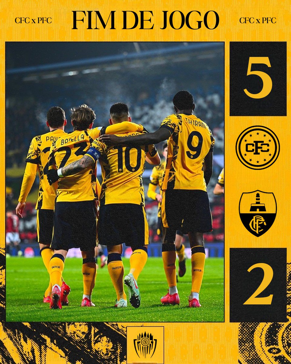 camburi_fc's tweet photo. 90' | CFC 5⃣-2⃣ PFC

ACABOU! O CAMBURÍ É CAMPEÃO DA GG CHAMPIONS LEAGUE!!!!!

COM GOLS DE WILLIAM(2x), POLAR, POTRICKS E PERALTA, VENCEMOS O POLEIRO POR 5 A 2 E NOS SAGRAMOS CAMPEÕES DA ERA PES!!!

#AurinegroCapixaba🇧🇳 | #MaiorDoES🐉 | #GGCL | #CFCxPFC https://t.co/nMy0cXTaqt