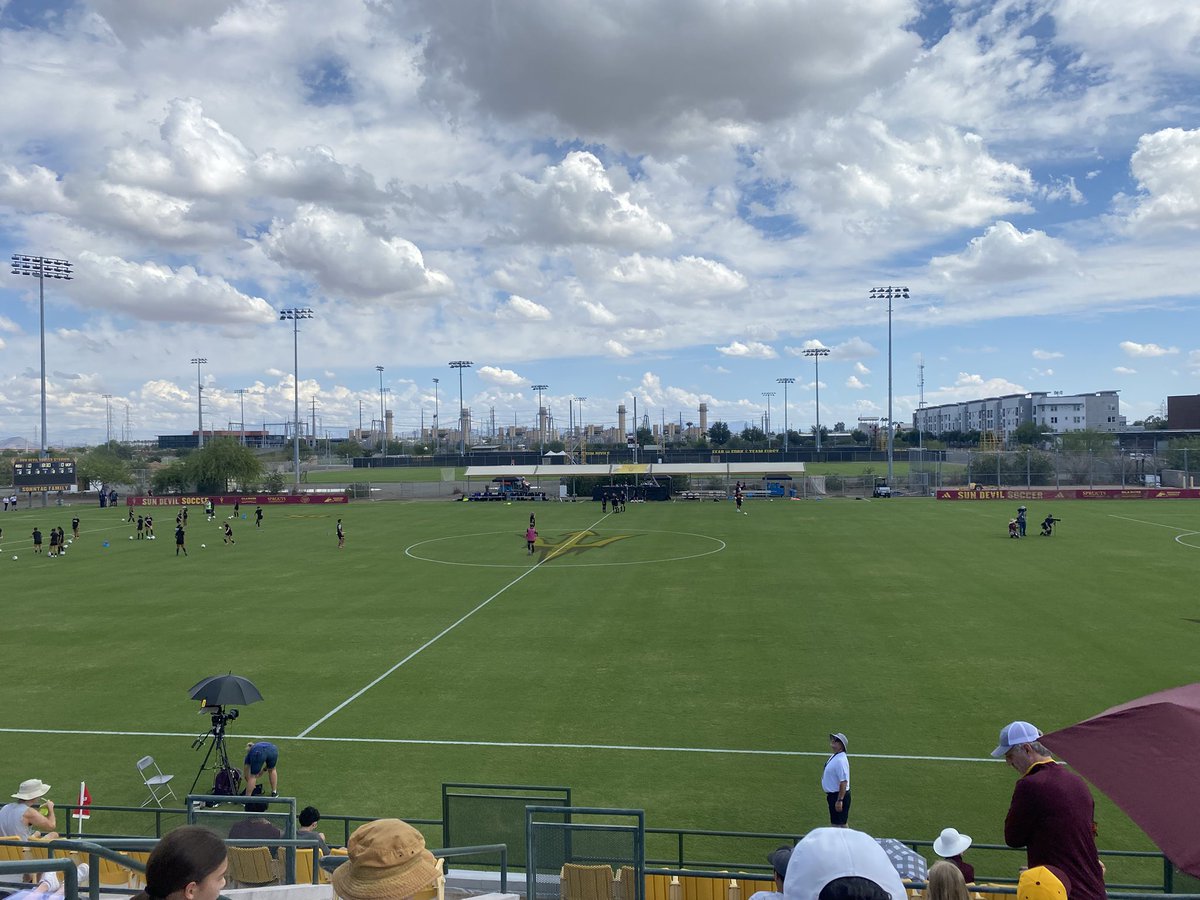 Weather remains overcast as <a href="/SunDevilSoccer/">Sun Devil Soccer</a> looks to get three points against UCF after a scoreless draw to Oklahoma State on Thursday.

<a href="/AshtonSharinn18/">AshtonSharinn</a> with the recap article, Janes Reyes with photos, <a href="/BrennanBucher/">Brennan Bucher</a> with the package. Coverage for <a href="/InfernoIntel/">Inferno Intel</a>