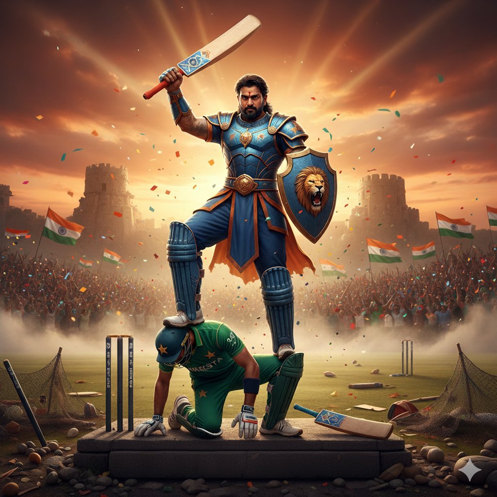 Navedqur's tweet photo. Whether it’s cricket, politics, or on the world stage — India has consistently come out on top against Pakistan. Victories aren’t just on the field, they’re in every arena. 🇮🇳🔥
#INDvsPAK #OperationSindoor #IndianCricket @narendramodi https://t.co/zWgre9yJBF