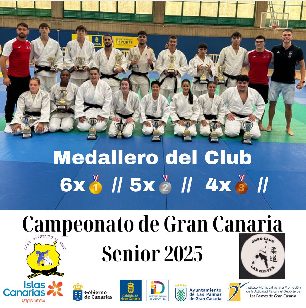 Campeonato de Gran Canaria Senior 2025 🥇🥇🥇🥇🥇🥇🥈🥈🥈🥈🥈🥉🥉🥉🥉
<a href="/imd_lpgc/">IMD LPGC</a> <a href="/GranCanariaDep/">Gran Canaria Deportes</a> <a href="/fcanjudo/">Federación Canaria de Judo y D.A.</a> <a href="/PresiCan/">Presidencia GobCan</a>